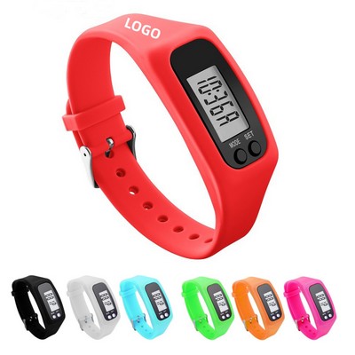 Silicone LED Pedometer