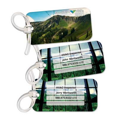 Bag & Luggage Tag - Rectangle RC - Full Color - Personalized