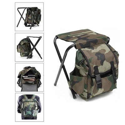 3 in 1 Cooler Backpack Foldable Fishing Chair