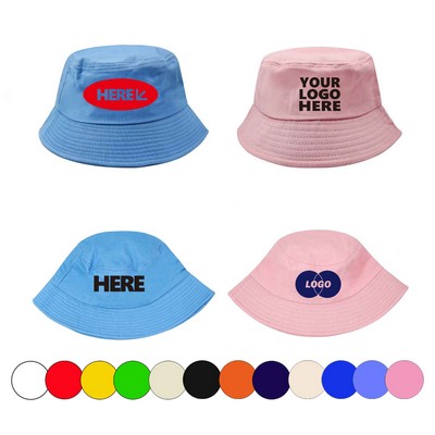 MOQ20 Cotton Bucket Cap Fisherman Hat