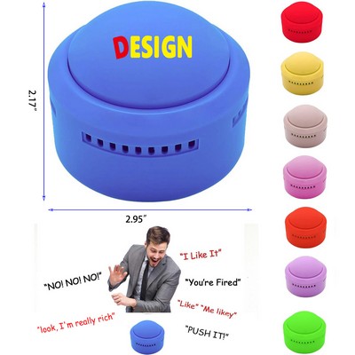 Button Electronic Voice Talking Recorder
