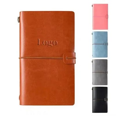Refillable Suede Writing Journeyman's Notebook