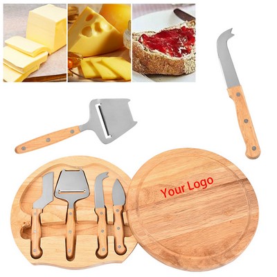 4-Piece Cheese & Pizza Board Set