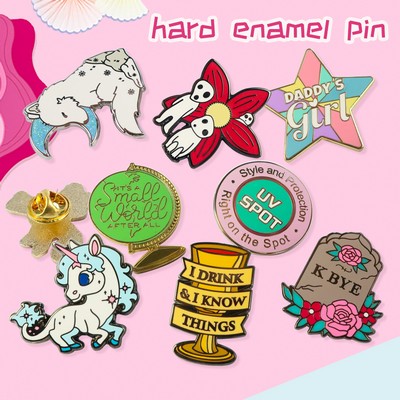 Custom Die Struck Hard Enamel Lapel Pin