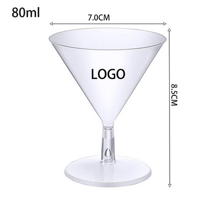 2Oz Mini Plastic Dessert Cocktail Cups