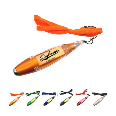 Ballpoint Pen with Light and Built-in Note Paper