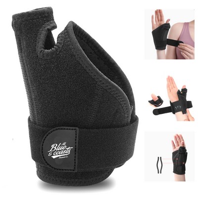 Adjustable Fitness Wristband with Thumb Support