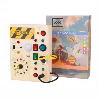 Montessori Education Wooden Busy Board Children's Early Learning