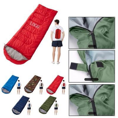 Envelope sleeping bag for adults