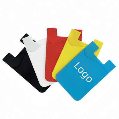Phone Wallet Silicone Stick on Card