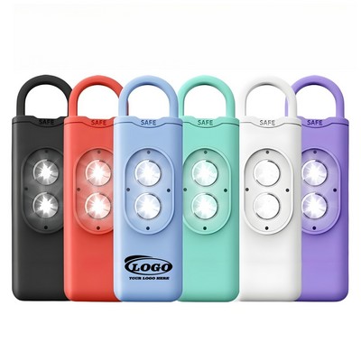 Dual Strobe Light Alarm Keychain for Self Defense