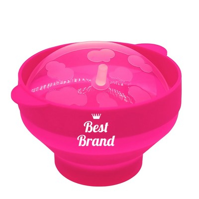 Foldable Silicone Popcorn Bowl