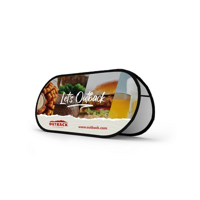 Pop Out Banner - Horizontal 2 Sided (3ft x 7ft)