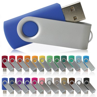 High Speed USB 2.0 Swivel Twister Flash Drive (128MB)