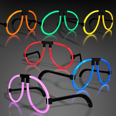Neon Glow Glasses Assorted Colors - BLANK
