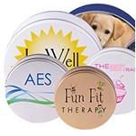 1 Quart Digital Printed Custom Printed Round Cookie Tin