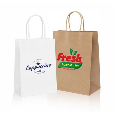 Twisted Handle Kraft Shopper Bag