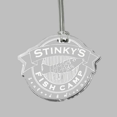 Custom Acrylic Laser Etched Bag Tag