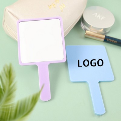 Portable Hand - Held Makeup Mirror