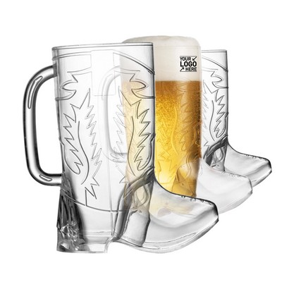 17oz Cowboy Boot Cups