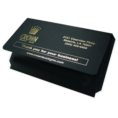 Wallet Style Expansion Document Folder Foil Stamped on Group D Linen