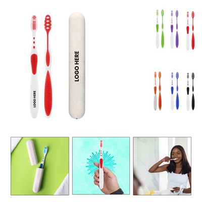 Eco-Friendly Wheat Straw Brush Set