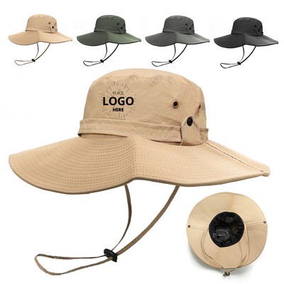 Western Wide Brim UPF50+ Sun Hat For Outdoor