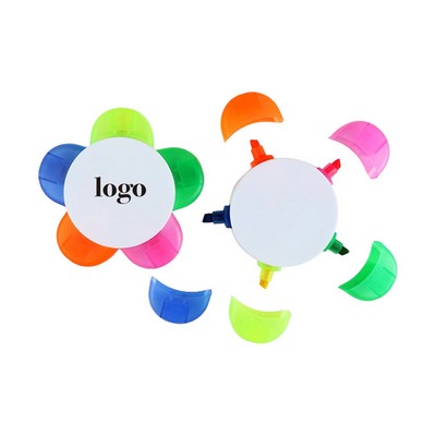 Flower Shape Watercolor Highlighter Pens