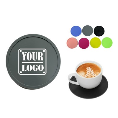 Silk-screened Silicone Coaster