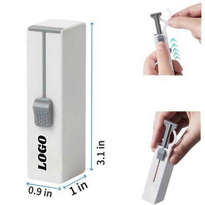 Portable 10 Pieces Automatic Dental Floss Box