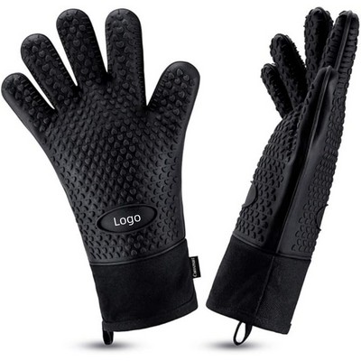 Heat Resistant Silicone Grilling Gloves