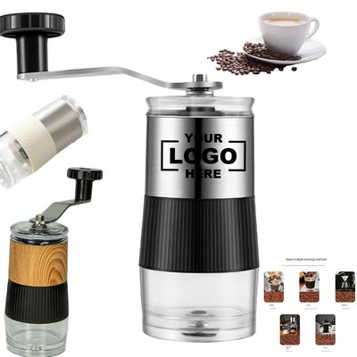 Stainless Steel Mini Manual Coffee Grinder Adjustable Set