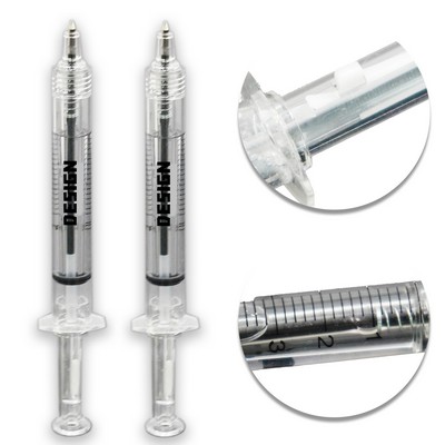 Syringe Ballpoint Pen Shape Novelty Nurses Imaginary Doctor