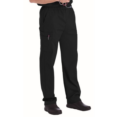 Landau - Essentials - Men's 7-Pocket High-Rise Elastic Waist Cargo Pant
