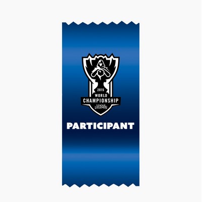 2" x 10" Badge Ribbon with Adhesive Strip