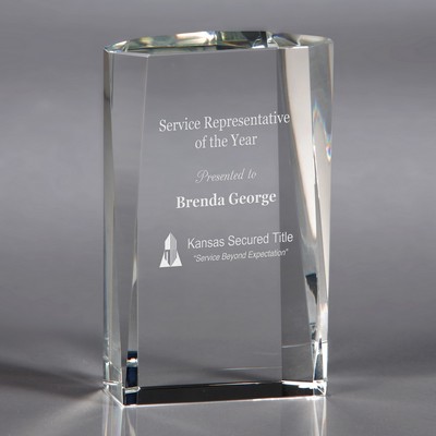 Tribute - Small crystal award