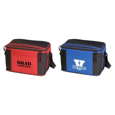 Insulated Leak-Proof 12-Can Lunch Cooler w/ Pockets & Shoulder Strap