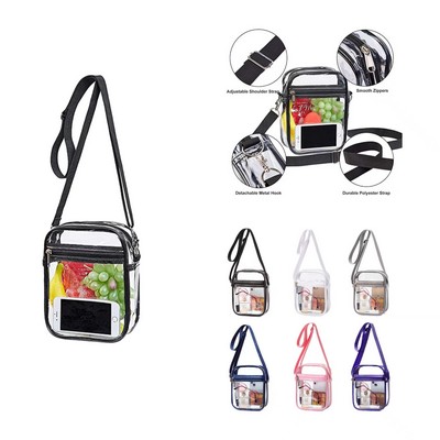 PVC Crossbody Shoulder Bag
