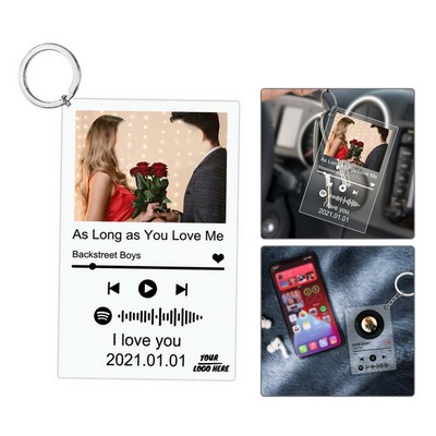 Musical Song Keychain