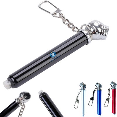 Custom (Reads 10-50 PSI) Mini Aluminum Pen Tyre Pressure Gauge with Key Chain