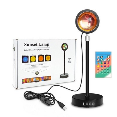 USB Charging Sunset Projection Lamp (8.26"x 5.51")