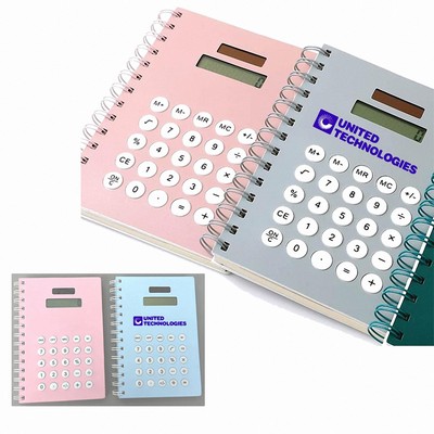 Solar Calculator Spiral Notebook