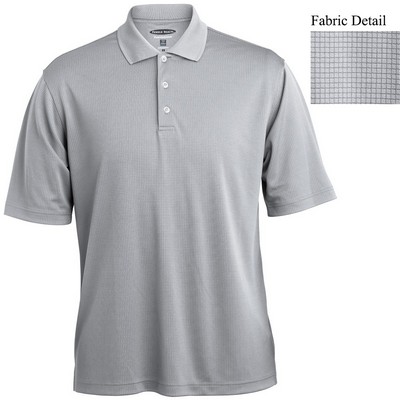Pebble Beach Men's Grid Texture Polo