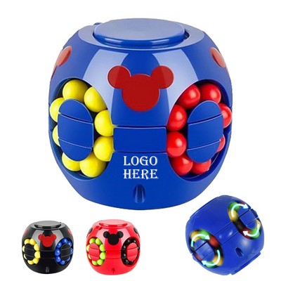 Rotating Bean Cube Spinner Fidget Toy