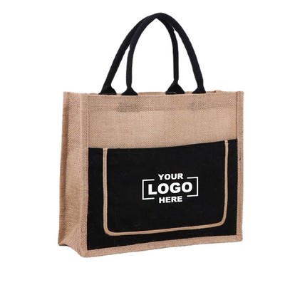Extra Large Jute Tote Bag.