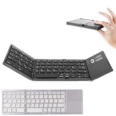 Foldable Bluetooth Keyboard with Touchpad