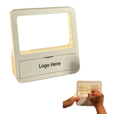 Eraseable Night Light Whiteboard Memo