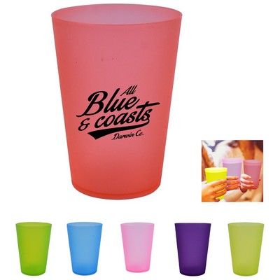 16oz Frosted Plastic Stadium Cup