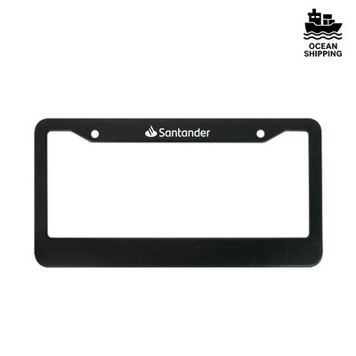 ABS Plastic License Plate Frame – Custom Shape Available