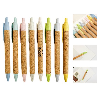Eco Cork Ballpoint Pen(Free Shipping)